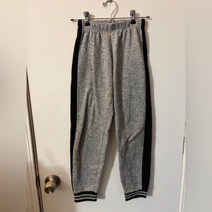 Girls Real Love 10/12 Gray Sweatpants with Black Stripes